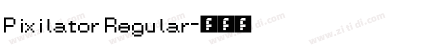 Pixilator Regular字体转换